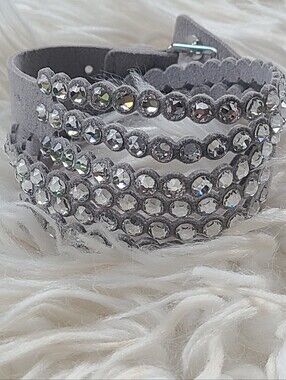 Swarovski Jewelry Slake Power Collection Bracelet Gray 5511698- Excellent Condit